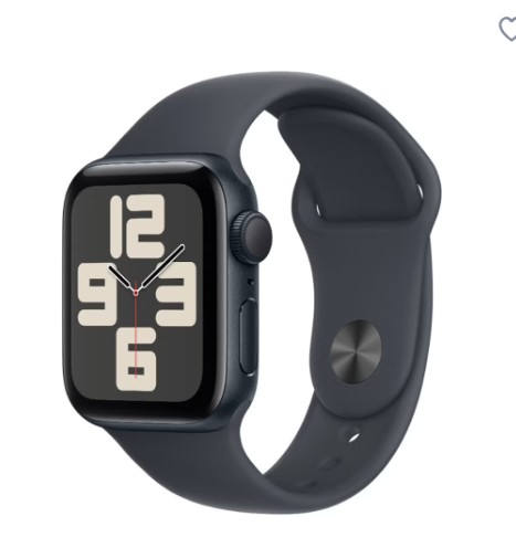 Apple Watch SE 3 GPS 44mm Midnight Aluminium Case with Midnight Sport Band - S/M